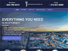 Tablet Screenshot of hayes-lawfirm.com